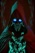 Futuristic Digital Art with Glowing Imperial Motifs and cyan-colored wires