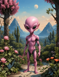 Picture of PB-001 Book of prompts: Alien